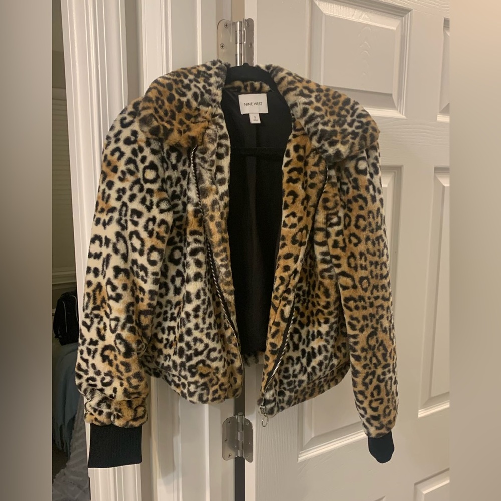 leopard print jacket